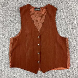 Vintage Ginger Propper Two Blondes Vest Womens One Size Button Up USA 90s